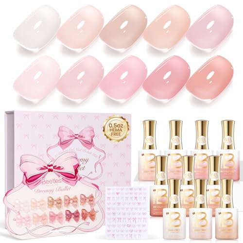 Beetles Nude Gel Nail Polish Set
