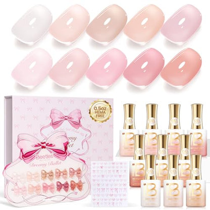 Beetles Nude Gel Nail Polish Set