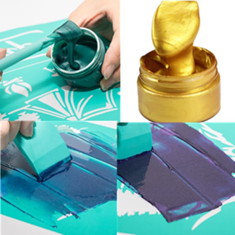 Shimmer Metallic Acrylic Paint Chalk Paste 1.7oz