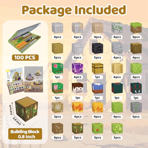 Magnetic Blocks (100 Count)