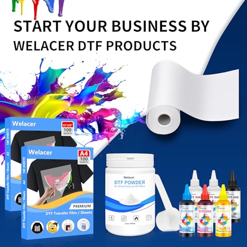 DTF Ink White 500ml Heat Transfer Ink Refill ET (169.1 Fl Oz)
