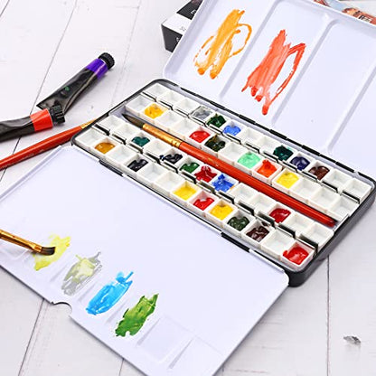 Empty Watercolor Palette