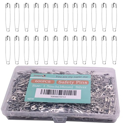 600PCS Safety Pins (600 Count)