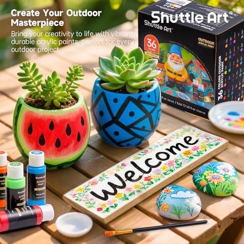 Outdoor Acrylic Paint Set (72 Fl Oz)