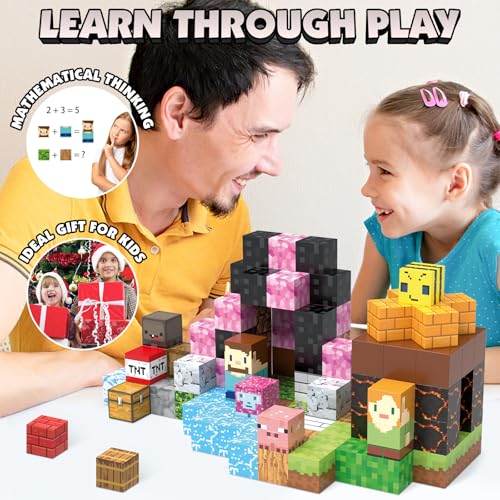 120pcs Magnetic Blocks (120 Count)