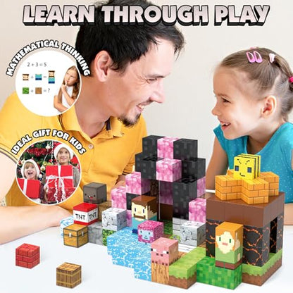 120pcs Magnetic Blocks (120 Count)