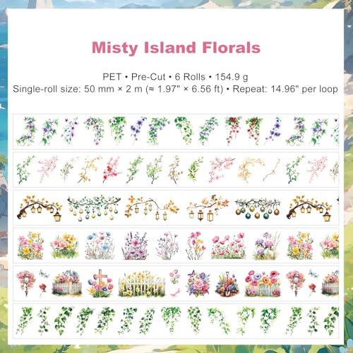 Misty Island Florals PET Pre (6 Count)