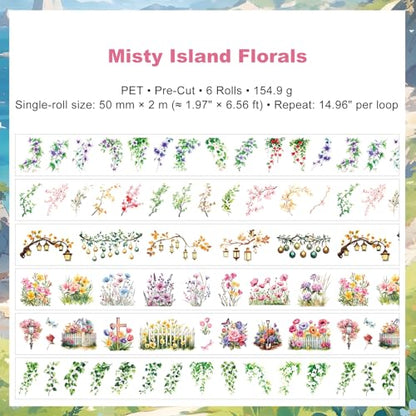 Misty Island Florals PET Pre (6 Count)