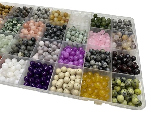 1260Pcs 6mm Natural Gemstone Beads