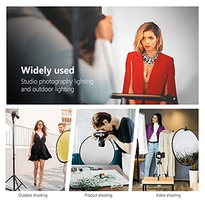 22 Inch 60 Centimeter Light Reflector Light Diffuser 5 in 1