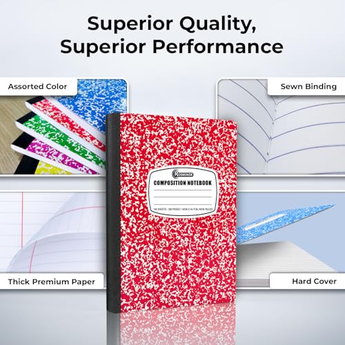 1000 Pack Composition Notebooks Bulk (1000 Count)
