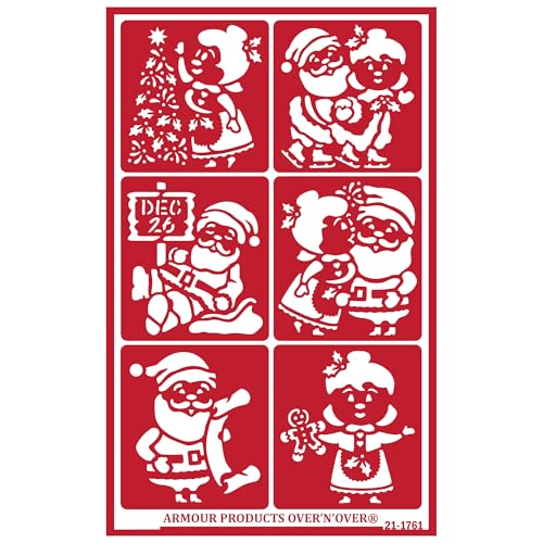 Over'N'Over Reusable Glass Etching Stencils