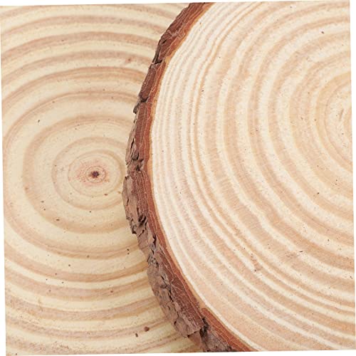3pcs Outdoor Wooden Stepping Stones Japandi Decor Round Wood Outdoor Garden Paver Patio Stepping Log Garden Stone Kit