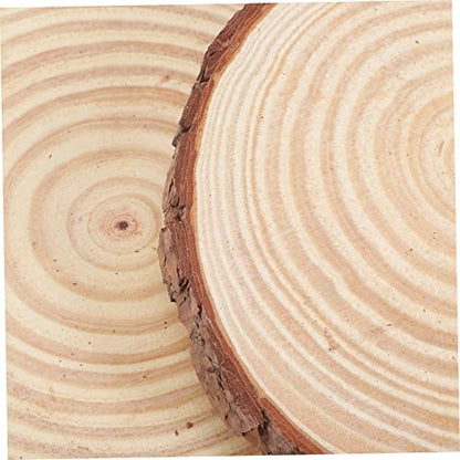 3pcs Outdoor Wooden Stepping Stones Japandi Decor Round Wood Outdoor Garden Paver Patio Stepping Log Garden Stone Kit