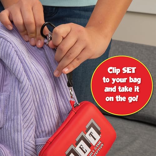 SET Travel Case Card Games for Kids