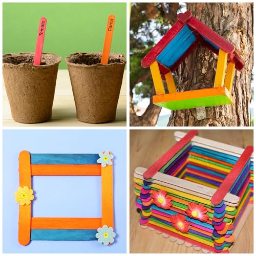 60 Pcs Jumbo Popsicle Sticks (60 Count)