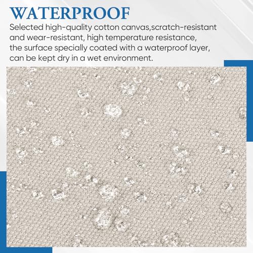 Canvas Patch 5.5 x 8 Inches 6Pcs Self (6 Count)