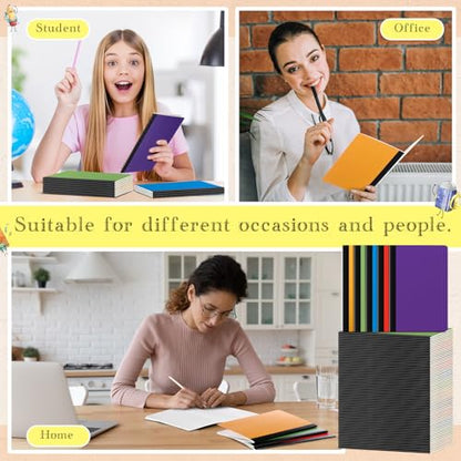 100 Pack A5 Composition Notebooks 5"x8" Wide Ruled Notebook (100 Count)