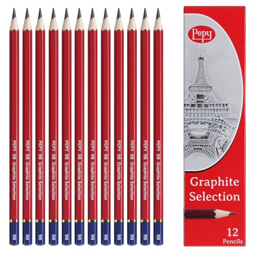 Graphite Professional Drawing Pencils (12 Count)