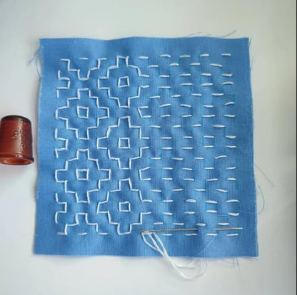 Sashiko Stencil Embroidery Stencils for Crafts Reusable 8"x6"