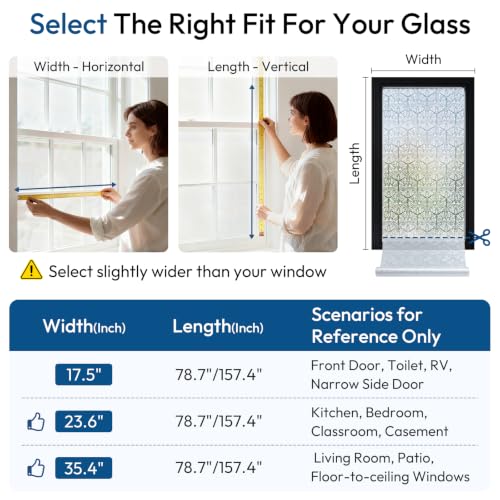 Window Privacy Film (12.92 Sq Ft)