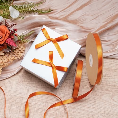 Orange Satin Ribbon 3