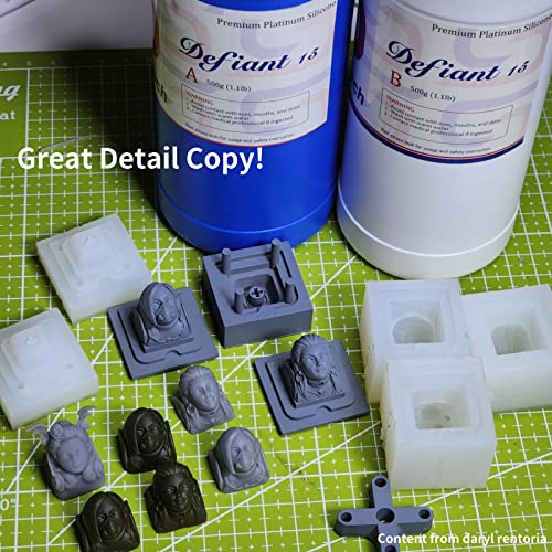 Defiant 15 Platinum Silicone Mold Making Kit