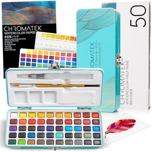 Watercolor Paint Set (128 Count)