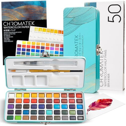 Watercolor Paint Set (128 Count)