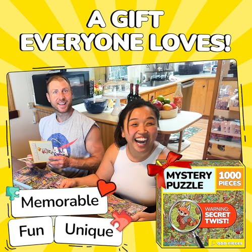 Jigsaw Puzzles 1000 Pieces with Storytelling Comics