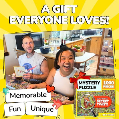 Jigsaw Puzzles 1000 Pieces with Storytelling Comics
