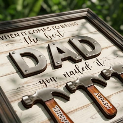Personalized Fathers Day Dad Gifts from Daughters Sons