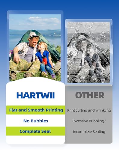 Matte Laminating Sheets 9 x 11.5 Inches 3Mil Thick