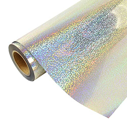 Metallic Foil Silver Pattern HTV
