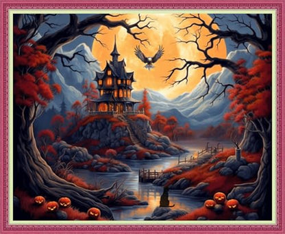 Cross Stitch Stamped Full Embroidery Kits DIY 11CT Cotton Thread Printed DIY Needlepoint Kits Craft Needlework Set Cross