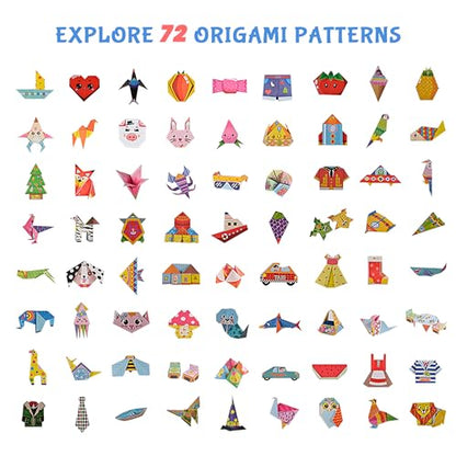Origami Kit for Kids Ages 5 (116 Sheets)