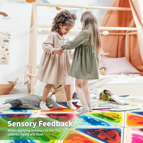 6 Sheet Liquid Triangle Sensory Tiles (6 Count)
