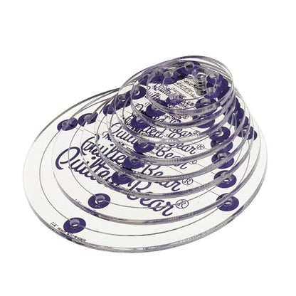 Circle Quilting Templates (8 Count)