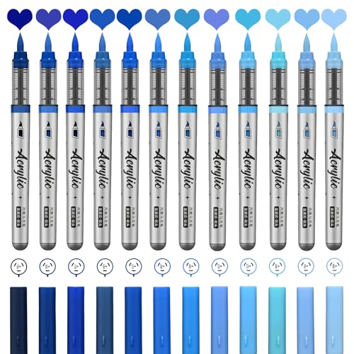 Blue Acrylic Paint Pens