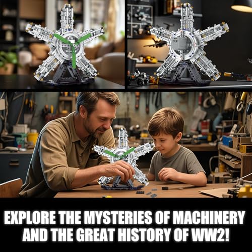 5 Cylinder Radial Engine Building Set