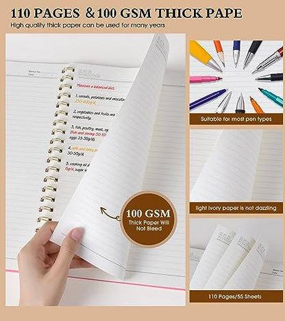 Spiral Notebook Journal 8.5” x 11”
