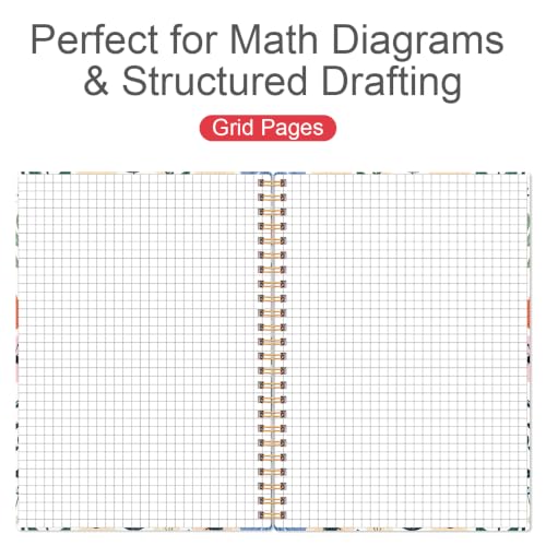 Graph Spiral Journal Notebook