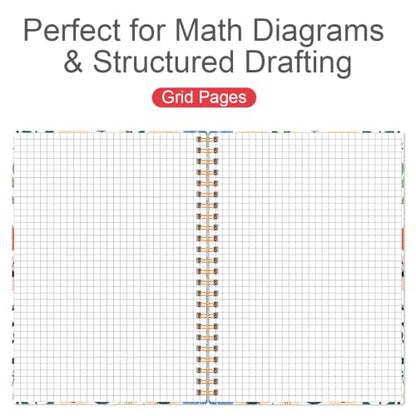 Graph Spiral Journal Notebook