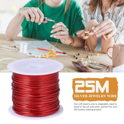82FT 20 Gauge Jewelry Wire for Jewelry Making Copper Metal Wire for Crafts