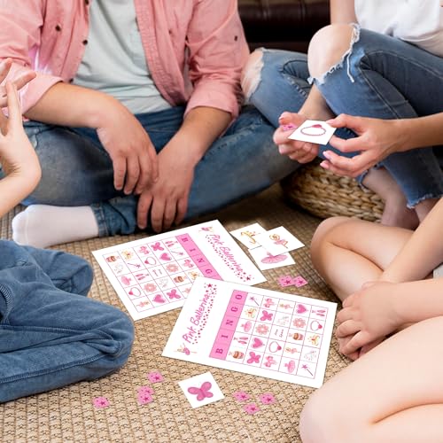 Ballerina Party Bingo Game Cards