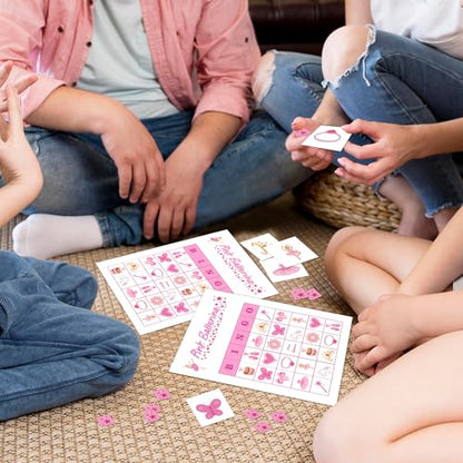 Ballerina Party Bingo Game Cards