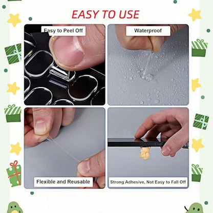 500 Pcs Clear Gel Glue Dots (500 Count)