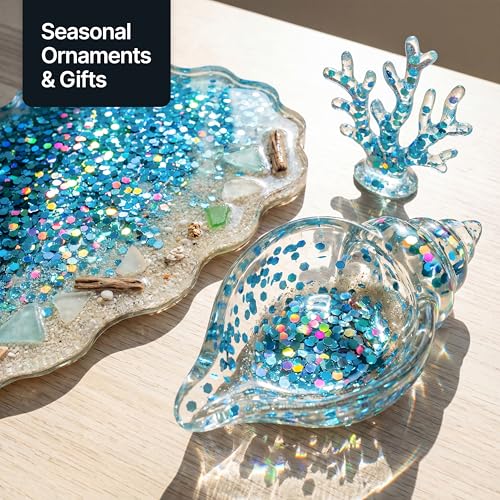 Craft Glitter Ocean Blue Holographic 100g Super Chunky Glitter