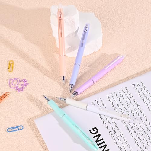 10 Pcs Retractable Erasable Gel Pens (10 Count)