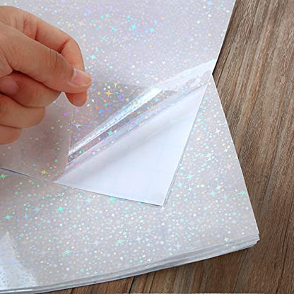 24 Sheets Holographic Sticker Paper